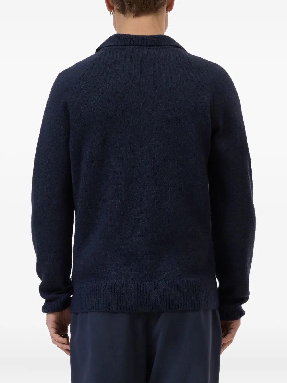 Closed Trui met halve rits Blauw