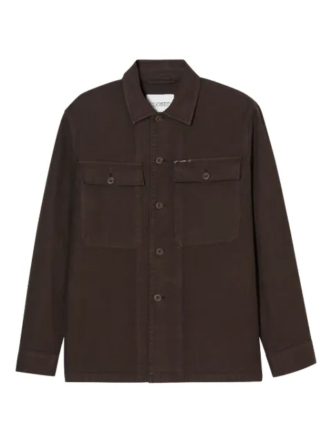 Closed button-up shirt jacket 