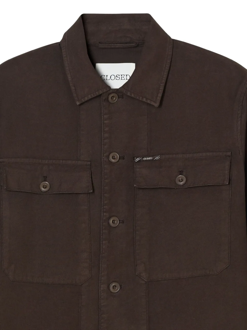 Closed button-up shirt jacket | Shirt Jackets | Image 2