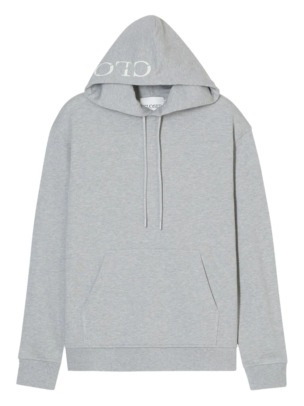 logo-embroidered hoodie