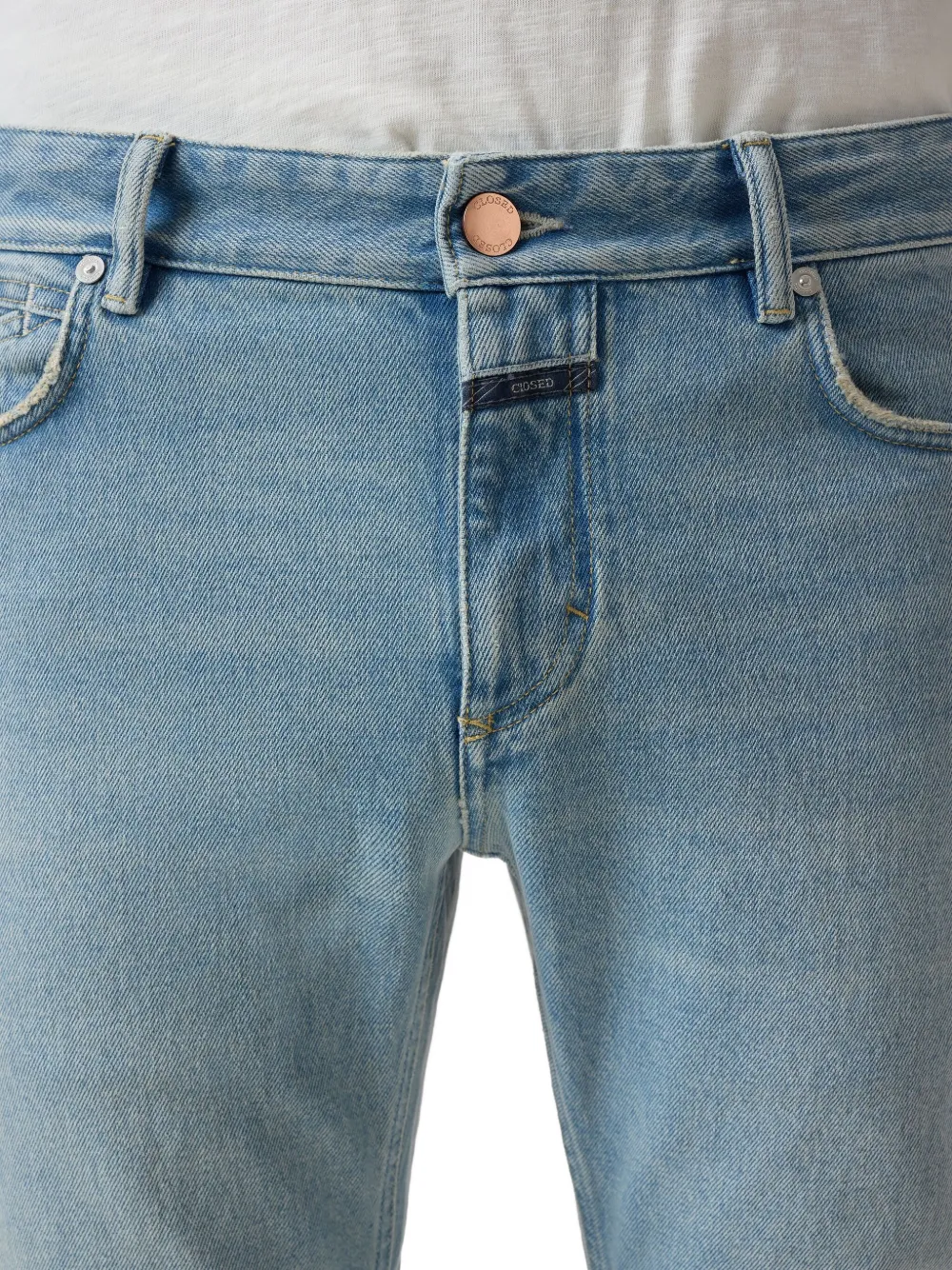 Closed Unity jeans met vervaagd effect Blauw
