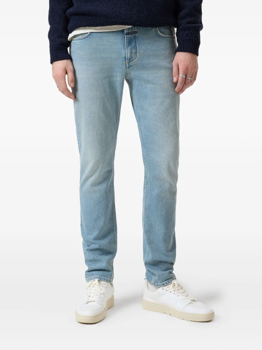 Closed Unity jeans met vervaagd effect Blauw