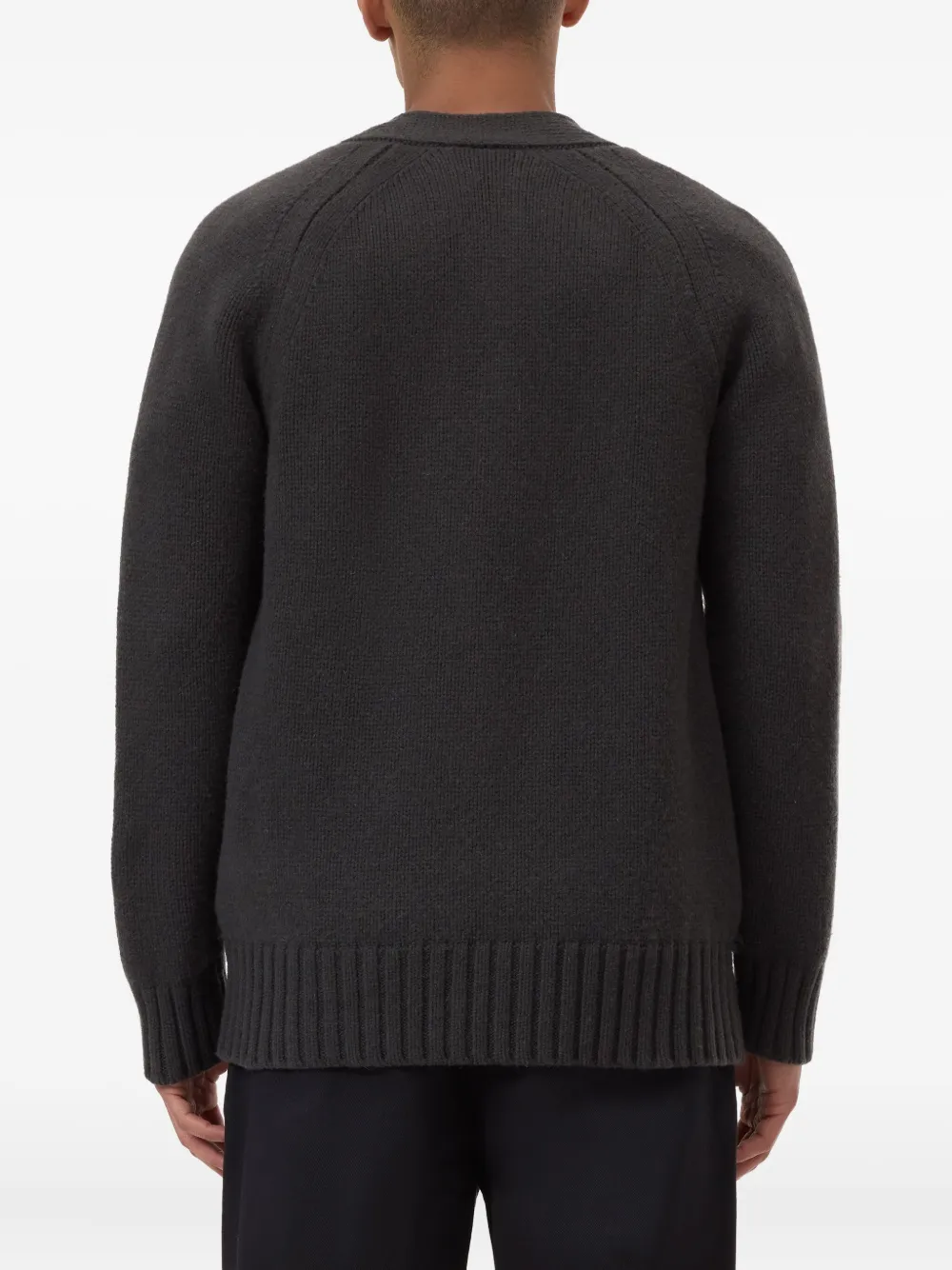 Closed Button-up vest Grijs