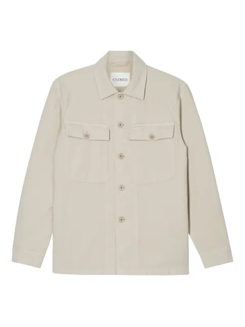 Closed double-pocket shirt jacket