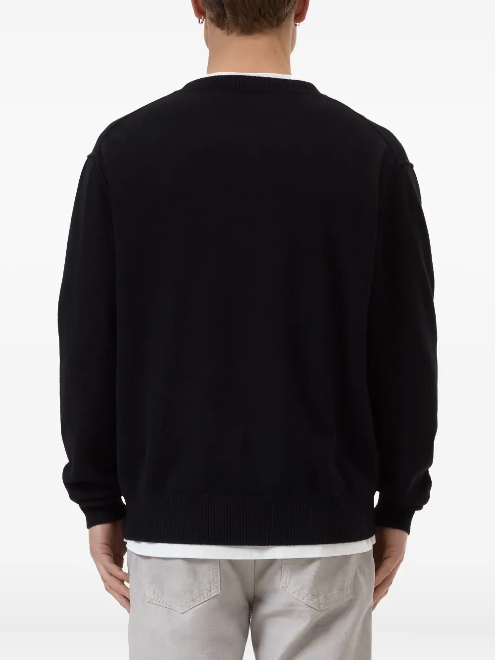 Closed Trui met ronde hals Zwart