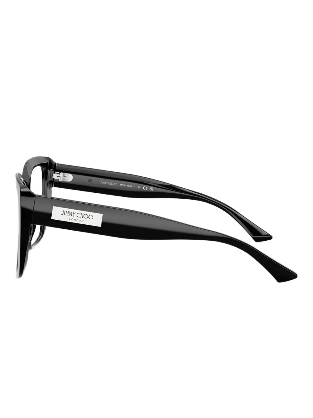 Jimmy Choo Eyewear Bril met vierkant montuur Zwart