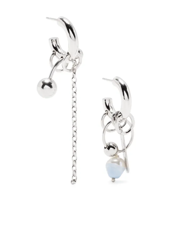 Justine Clenquet Holly Summer ピアス | ブルー | FARFETCH JP