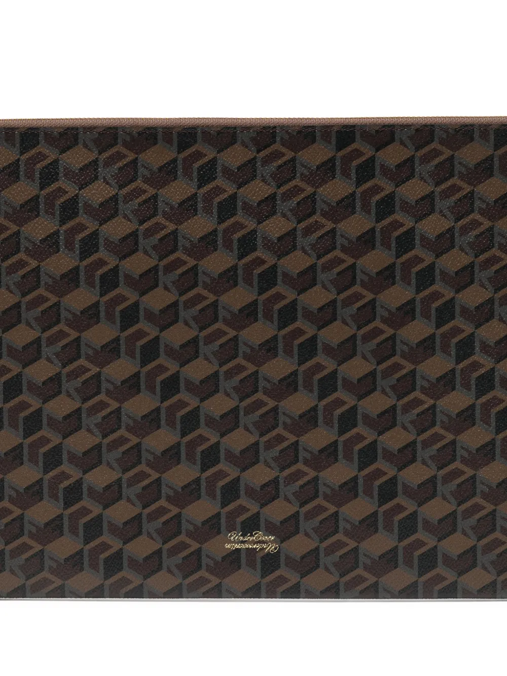 Undercover Monogram clutch Bruin