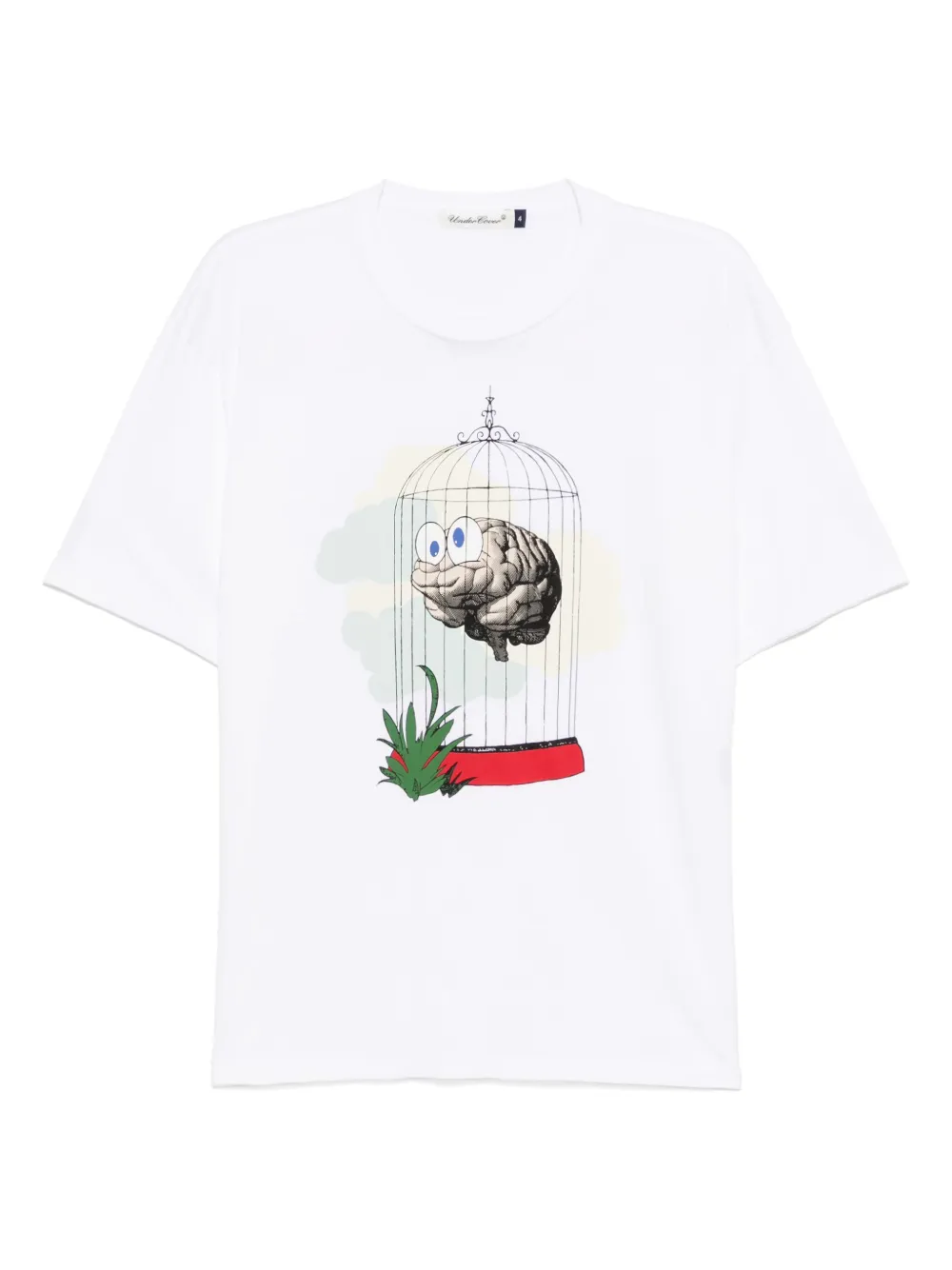 Undercover printed T-shirt - ホワイト Undercover printed T-shirt - ホワイト