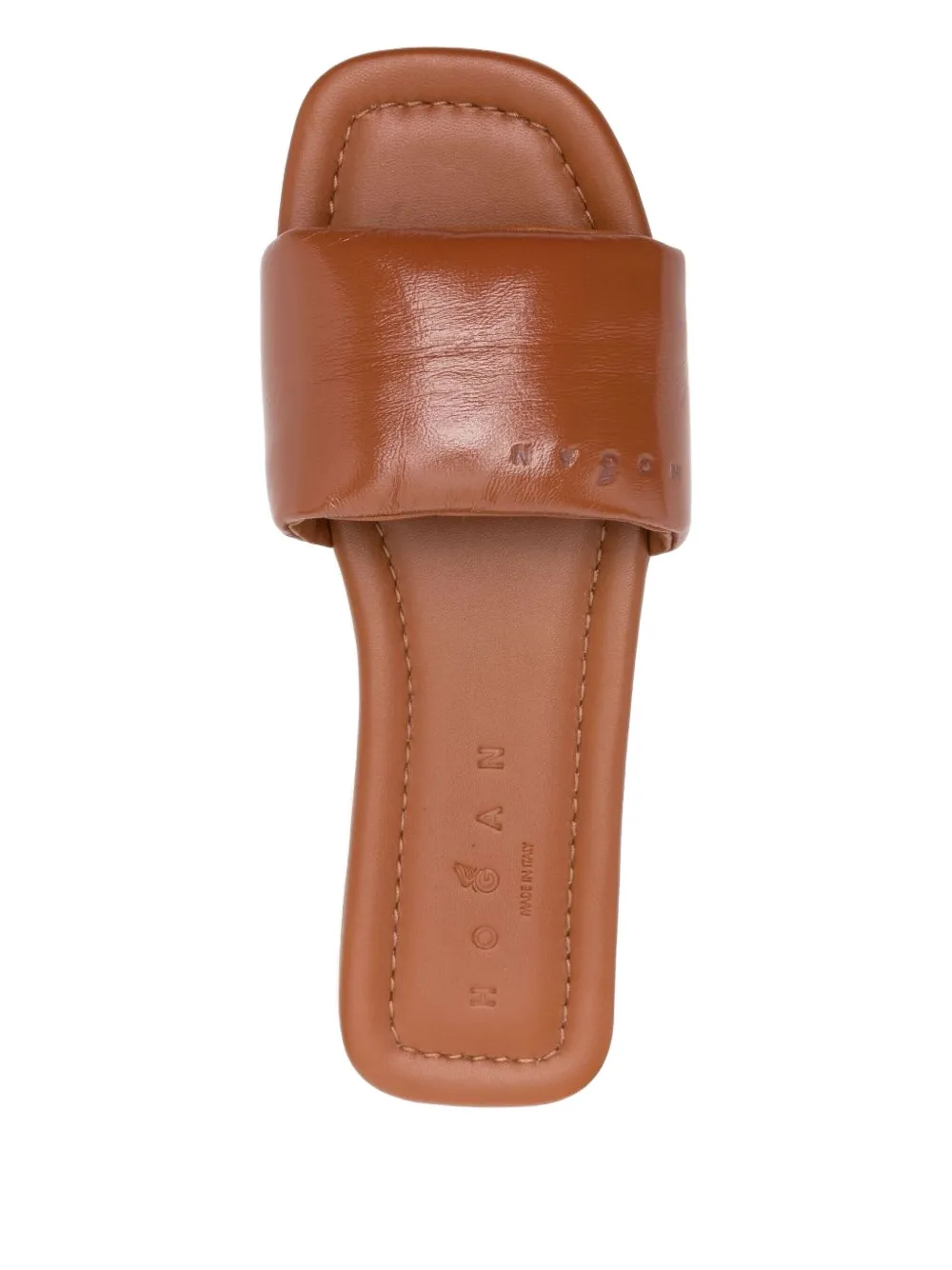 Hogan padded leather sandals Bruin