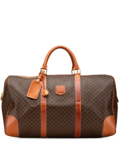 Céline Pre-Owned 1998 Macadam Coated Canvas travel bag