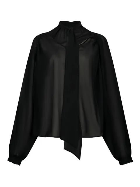 LIU JO scarf collar raglan blouse