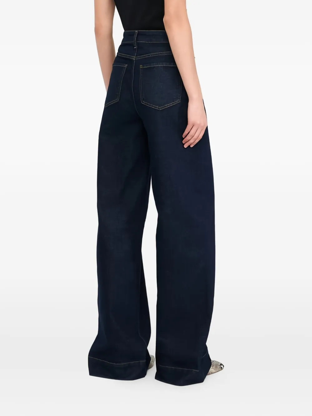 Liu •jo Flap Pocket Flared Jeans In Blue