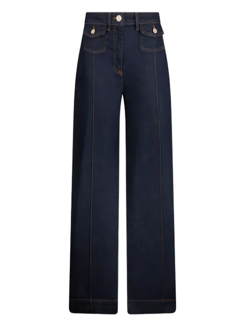 LIU JO flap pocket flared jeans