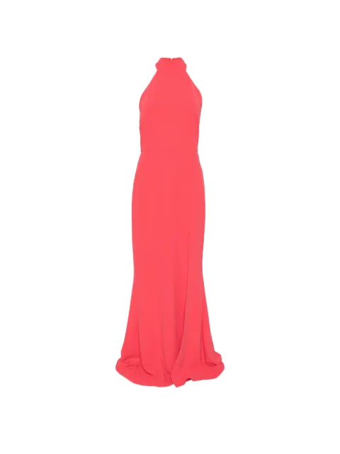 Nicole Miller sleeveless bow-detail maxi dress