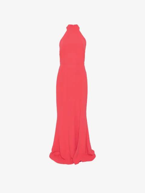 Nicole Miller sleeveless bow-detail maxi dress