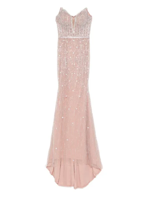 Holland & Holland embellished fishtail maxi dress