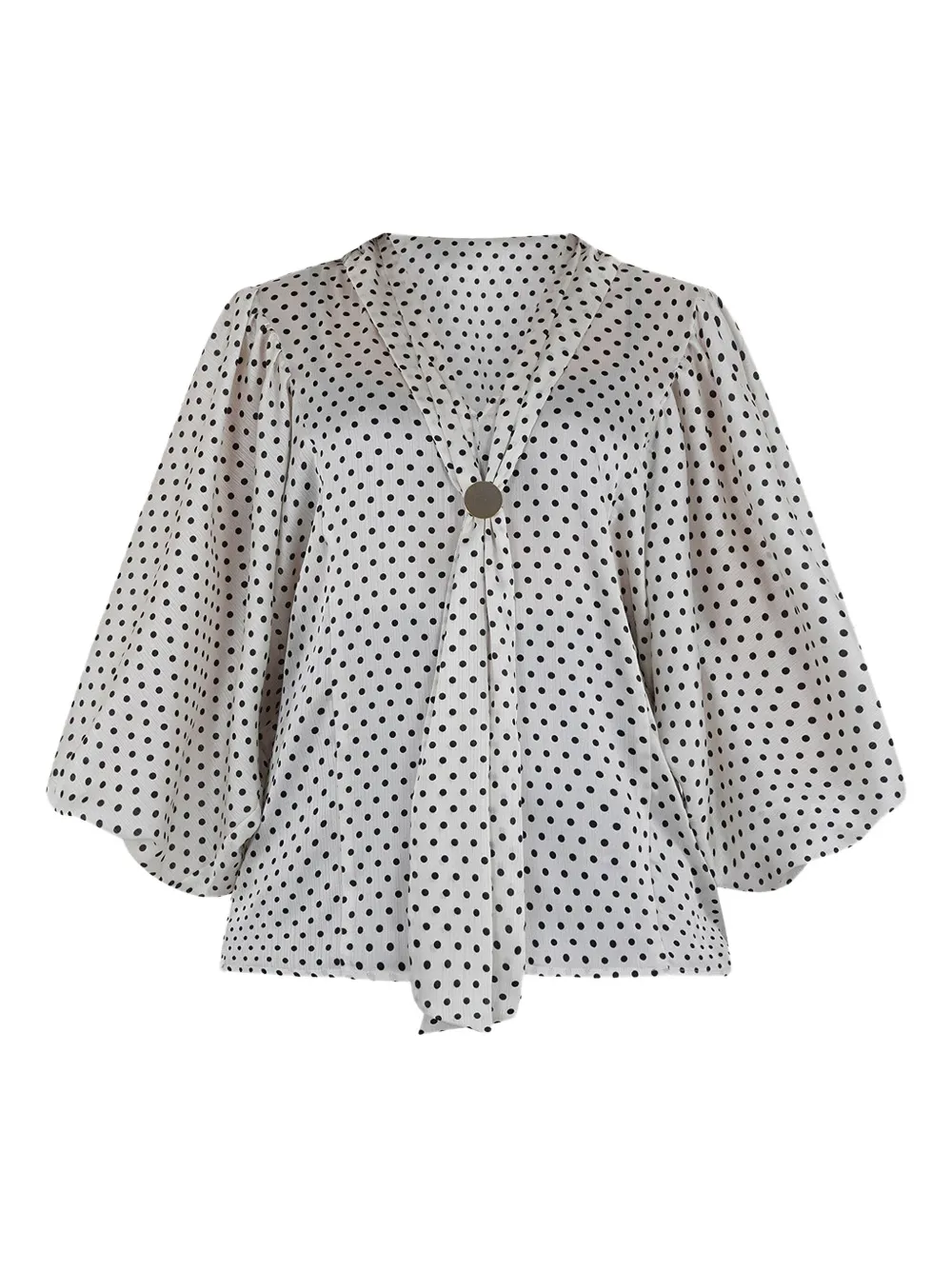 SIMONA CORSELLINI Tanktop met stippen Wit