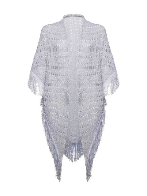 SIMONA CORSELLINI fringed knit scarf