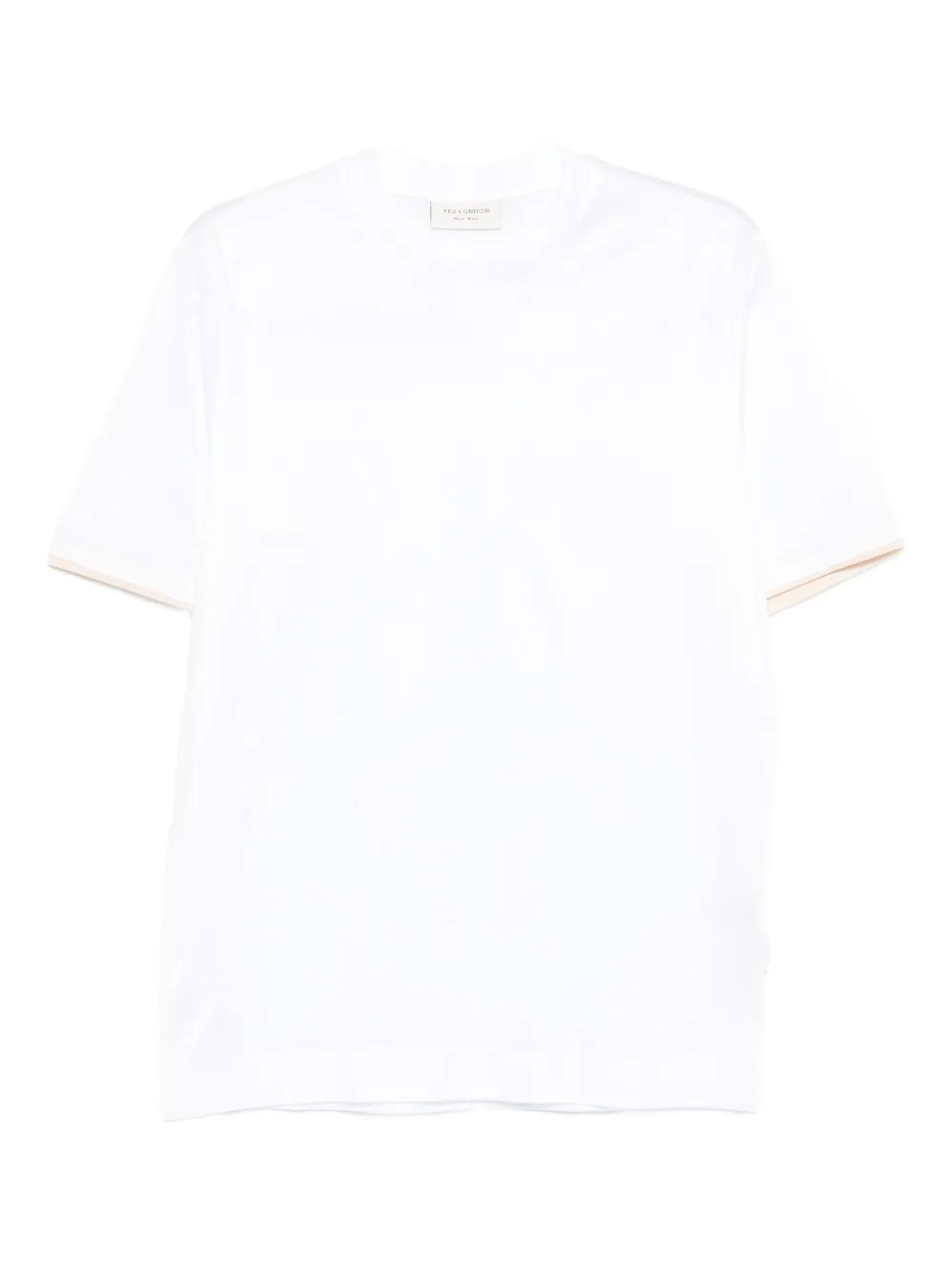 YES LONDON crew-neck cotton T-shirt | White | Image 1