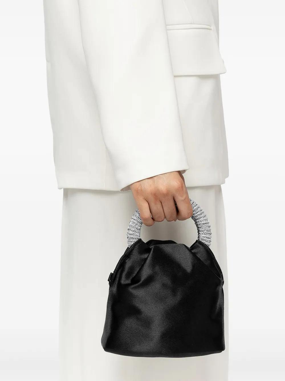 TWENTY FOURHAITCH crystal-embellished satin bag | Mini Bags | Image 2