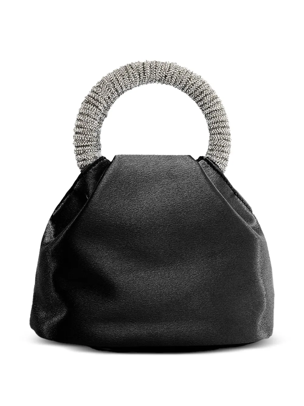 TWENTY FOURHAITCH crystal-embellished satin bag | Black | Image 1
