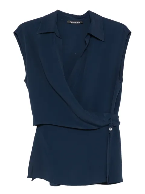Pennyblack wrap-neck sleeveless top