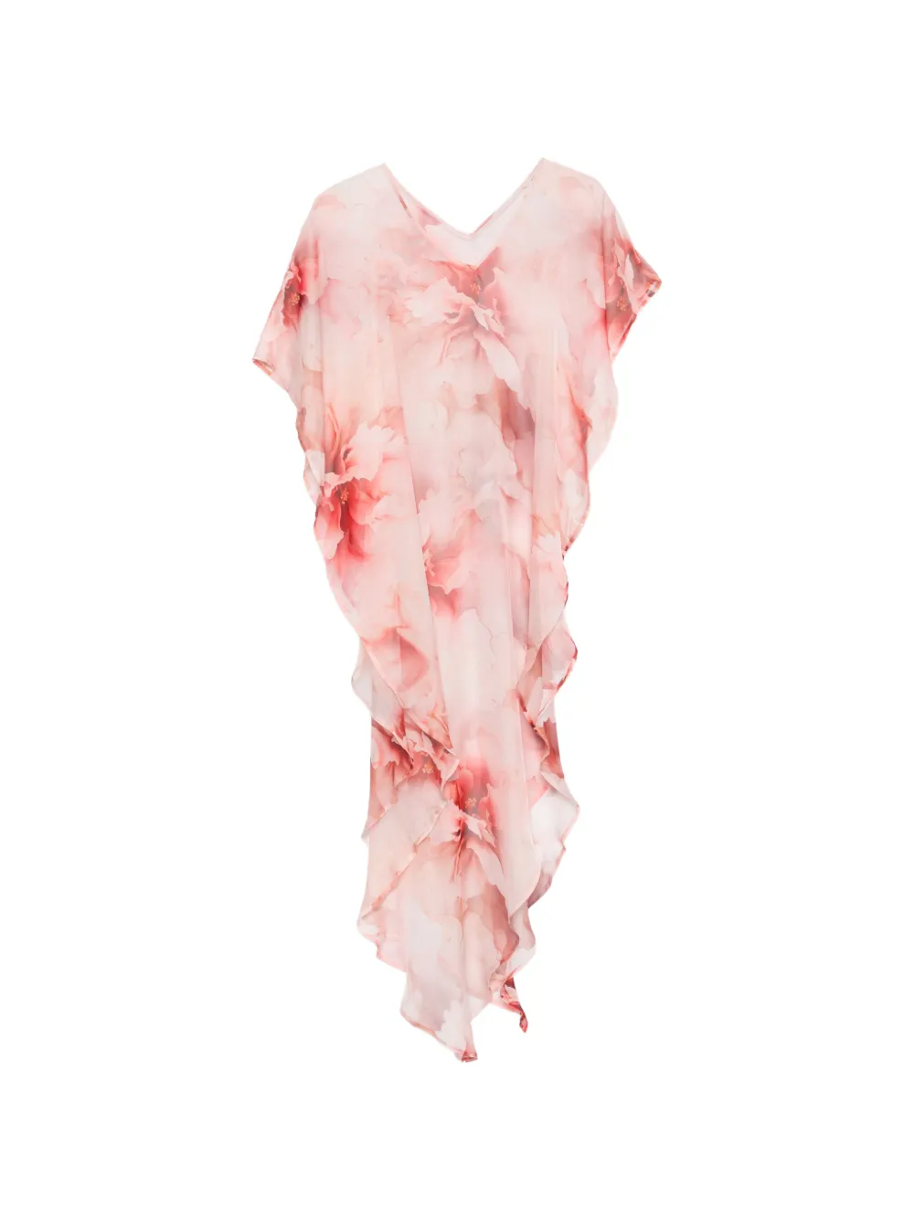 Babylone Paris floral-print cape