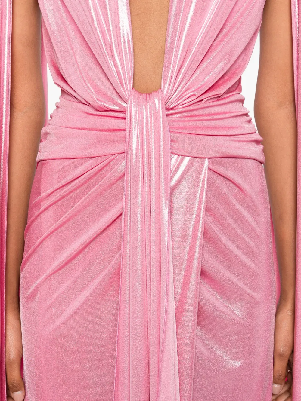 Babylone Paris Gedrapeerde jurk Roze