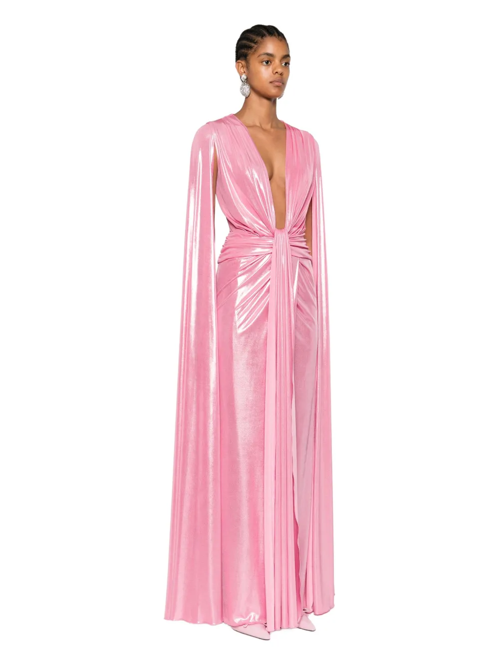Babylone Paris Gedrapeerde jurk Roze