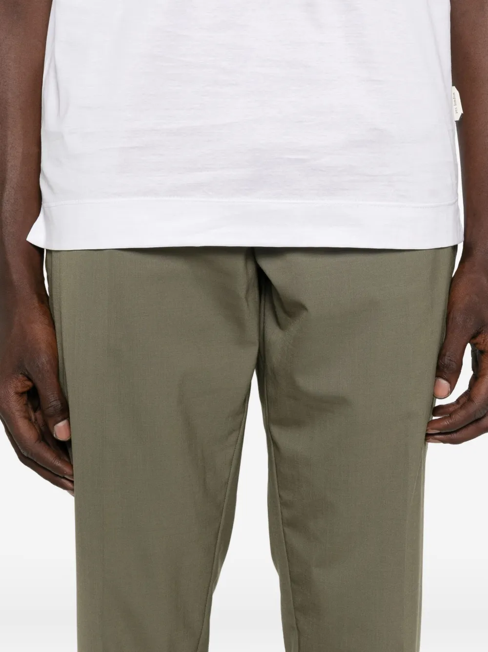 YES LONDON Plooibroek met ritszak Groen