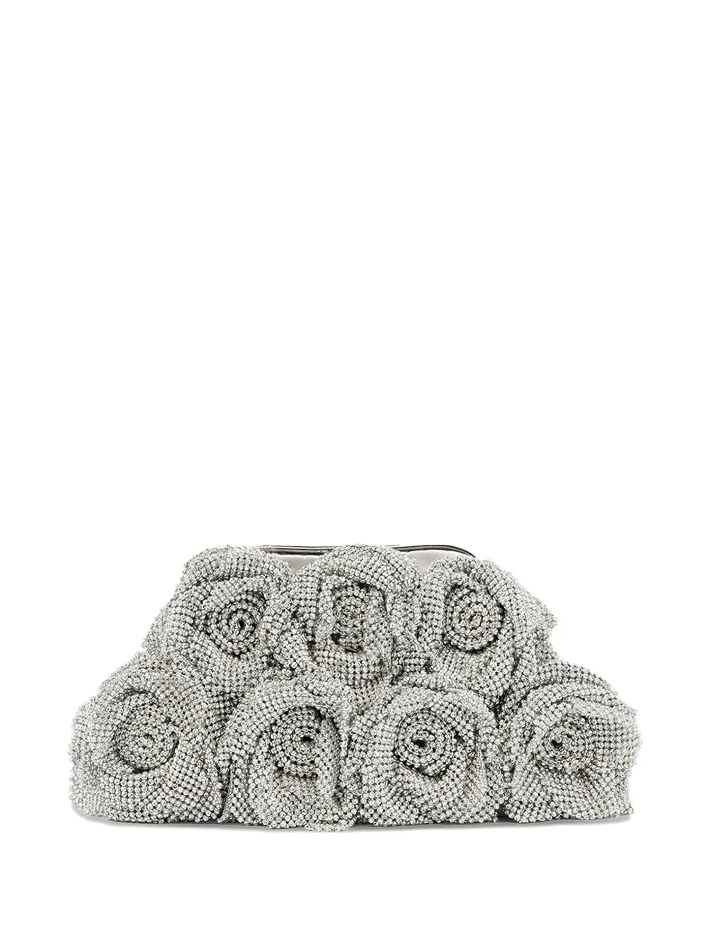 TWENTY FOURHAITCH Clutch con decorazione - Argento