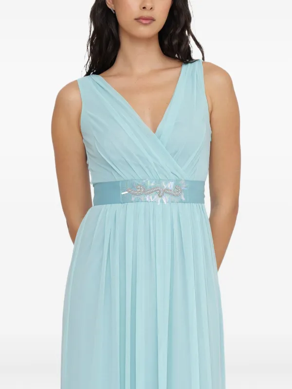 Pennyblack Abito Lungo Con Scollo a V Blu FARFETCH IT