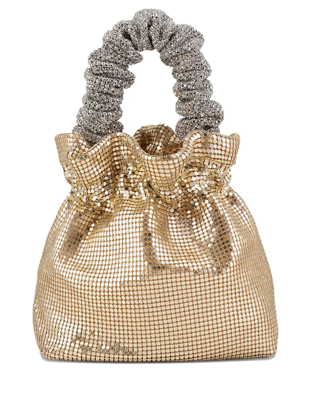TWENTY FOURHAITCH chain-handle mesh bag | Gold | Image 1