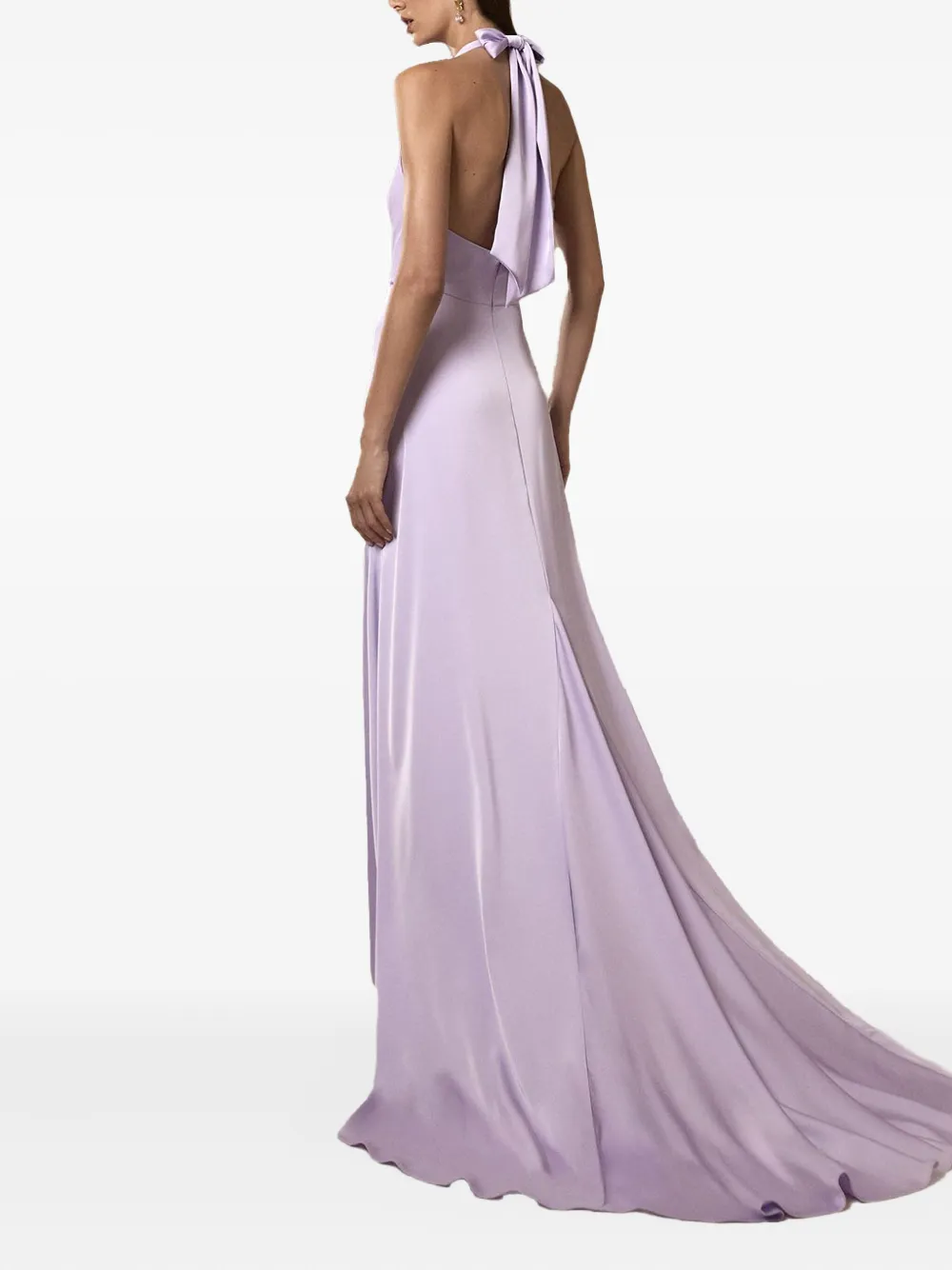 Nicole Miller cowl-neck halter maxi dress | Evening Dresses | Image 2