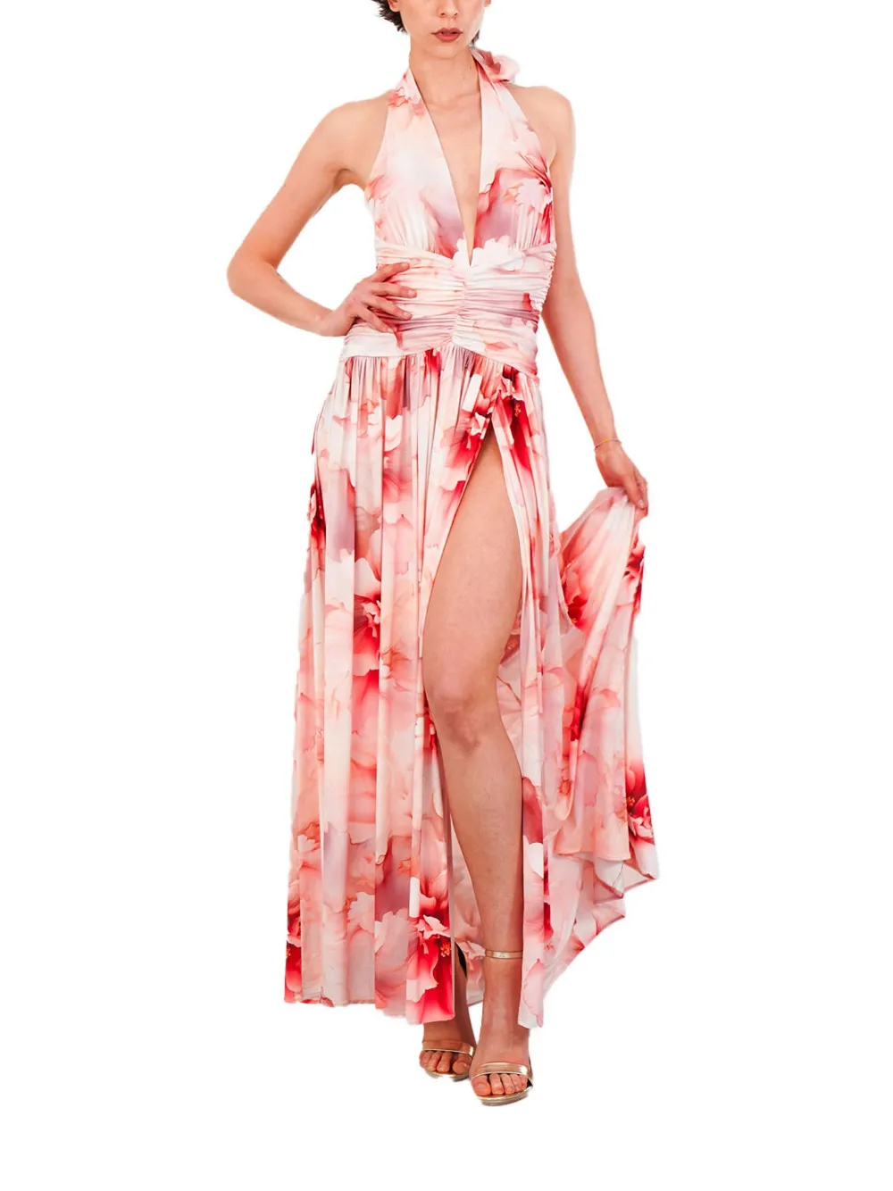 Babylone Paris halterneck floral-print maxi dress | Day Dresses | Image 2
