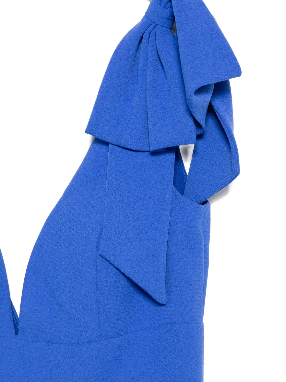 Nicole Miller Jurk verfraaid met strik Blauw