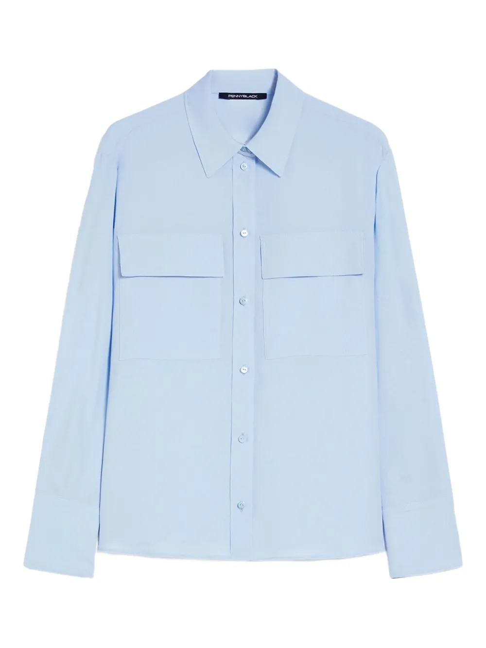 Pennyblack pocket-detail shirt | Blue | Image 1