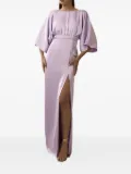 Nicole Miller crew-neck maxi dress - Pink