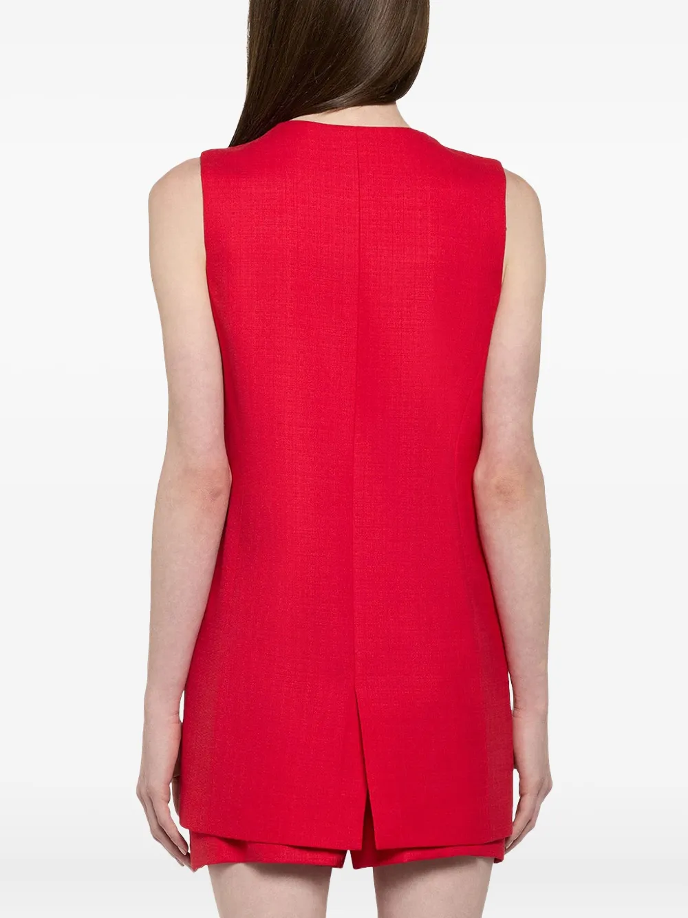 Simona Corsellini Single-button Vest In Red
