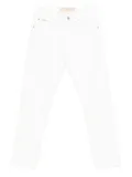 YES LONDON button-fly jeans - White