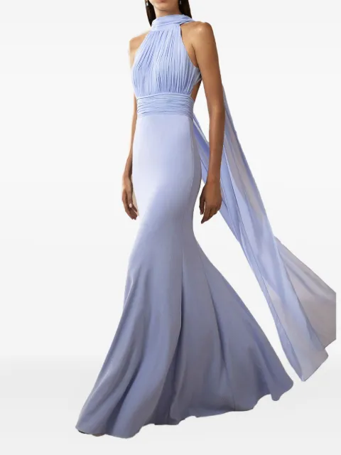 Nicole Miller Julya halter-neck maxi dress