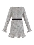 SIMONA CORSELLINI polka-dot mini dress - Neutrals