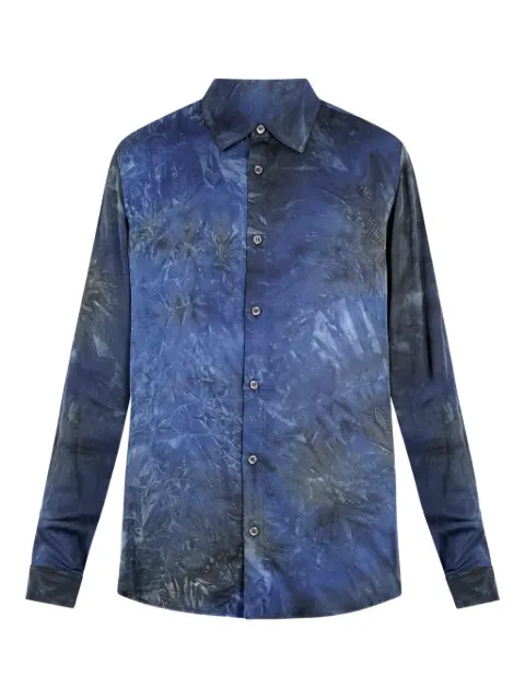 YES LONDON tie-dye long-sleeve shirt