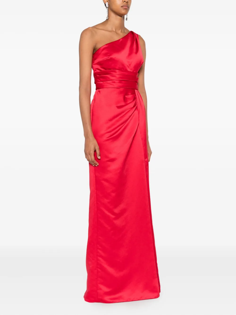 Nicole Miller Asymmetrische jurk Roze