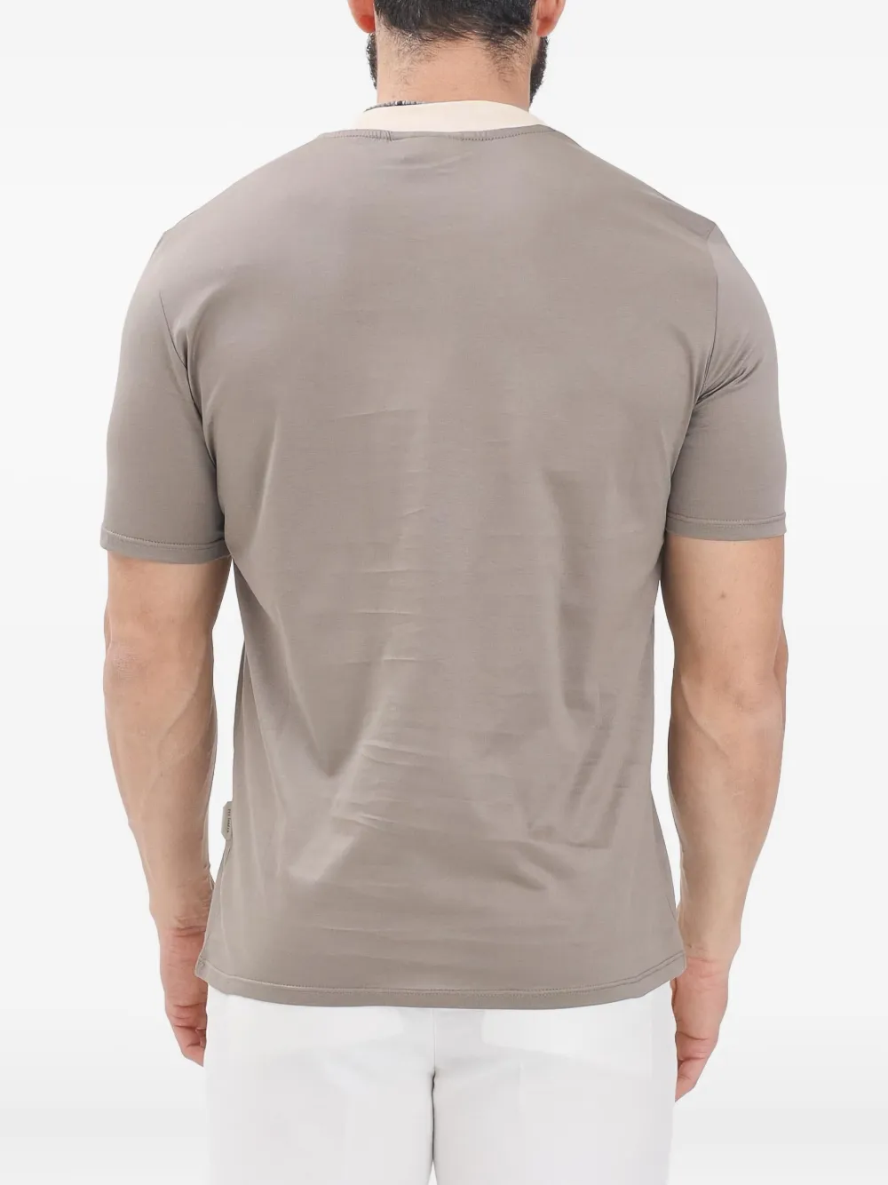 YES LONDON T-shirt met korte mouwen Beige
