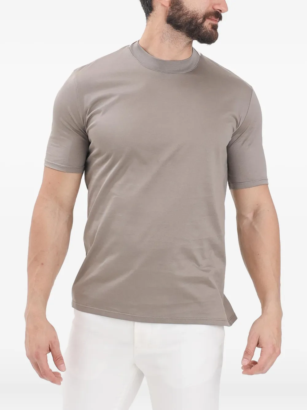 YES LONDON T-shirt met korte mouwen Beige