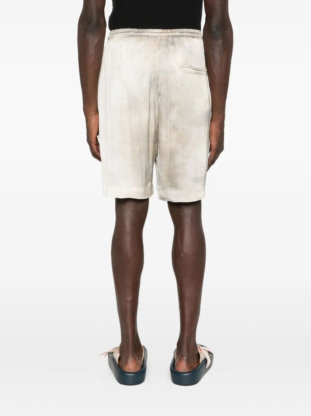 YES LONDON Shorts met trekkoord Beige