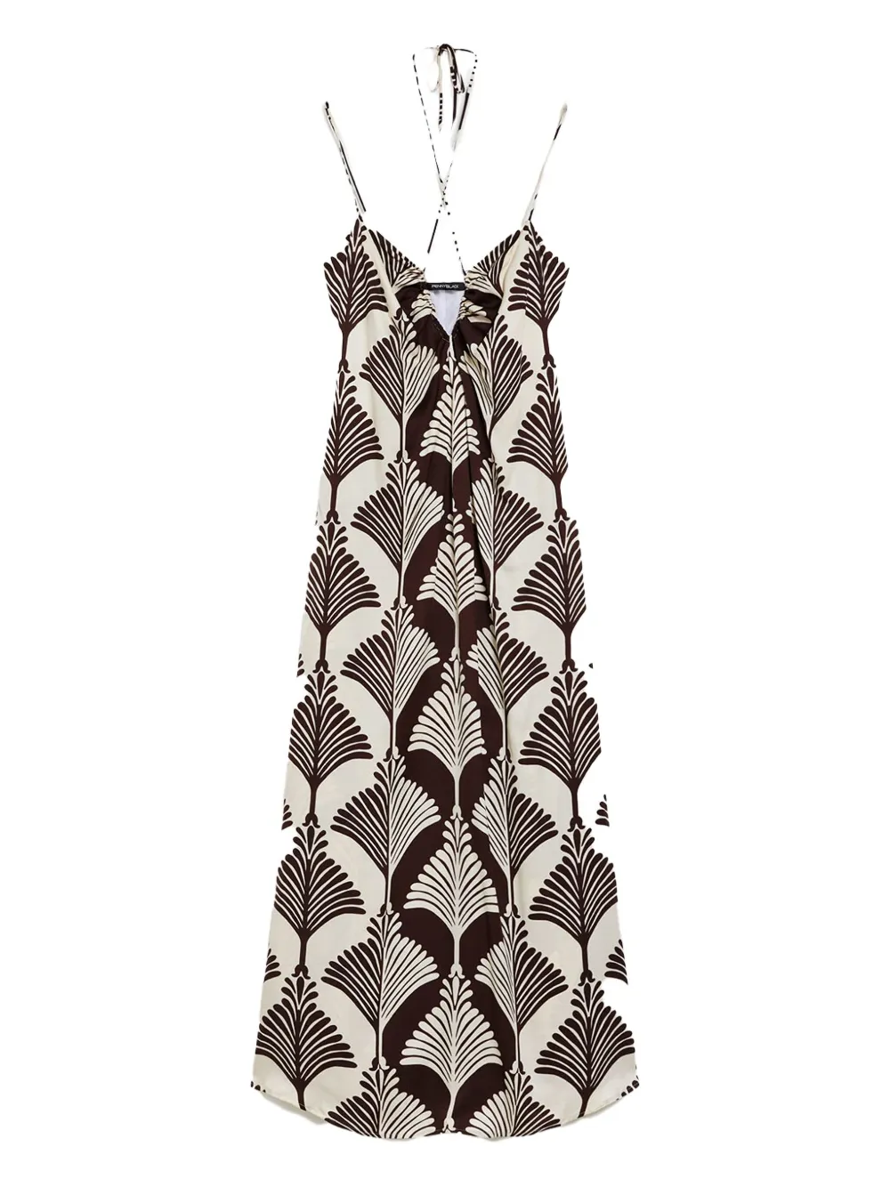Pennyblack Maxi-jurk met print Beige