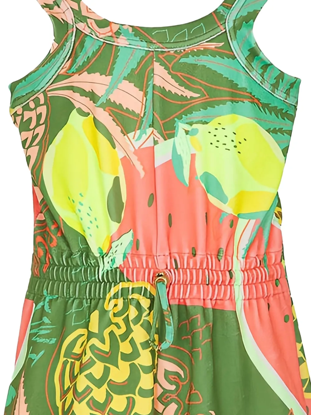 F**K kids floral-print playsuit | Girls Smart Trousers | Image 2